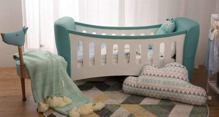 慕思儿童推出新品婴儿摇篮 环保皮料给宝宝健康睡眠