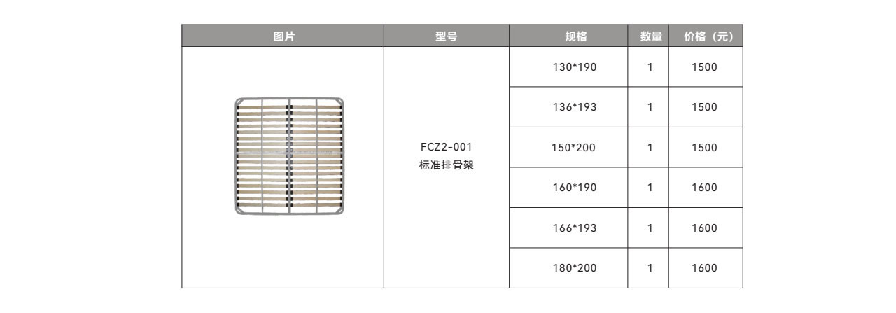 FCZ2-001 标准排骨架